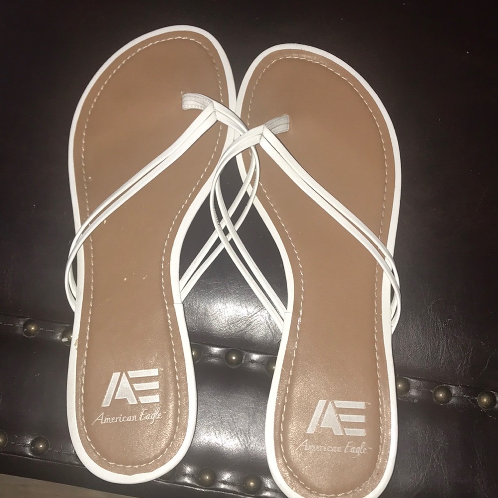 White sandals